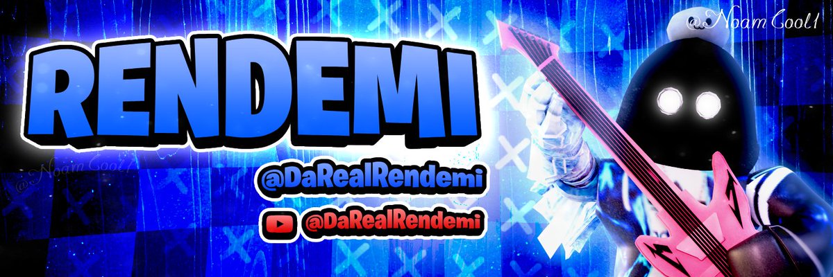 Pfps and Banners GFX Commissions for @DaRealRendemi 💙🔥
My BIGGEST Order yet! Thank you so much! ❤️
I appreciate every single ❤️& 🔁 #roblox | #robloxdev | #robloxart | #robloxgfx | #robloxcommission | #gfx