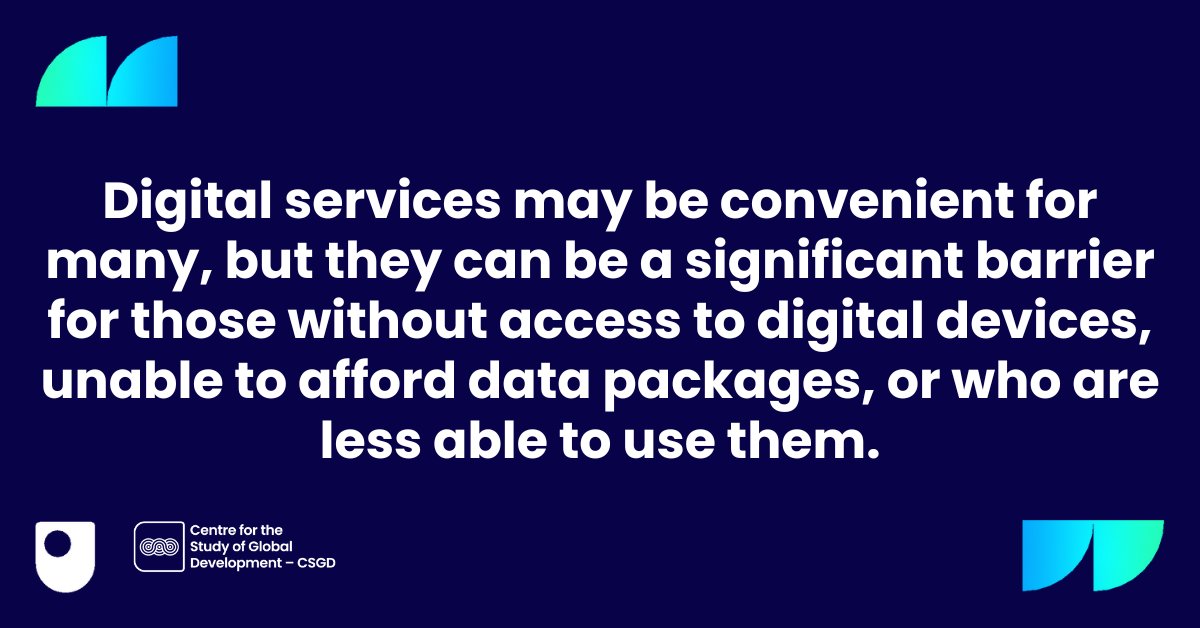 What is #DigitalPoverty? What might 'good' digital #SocialProtection look like? Dr @Becky_Faith discussed these issues and the need for adaptive and inclusive digital social protection at our last seminar. Learn more on the CSGD blog: wels.open.ac.uk/research/centr…