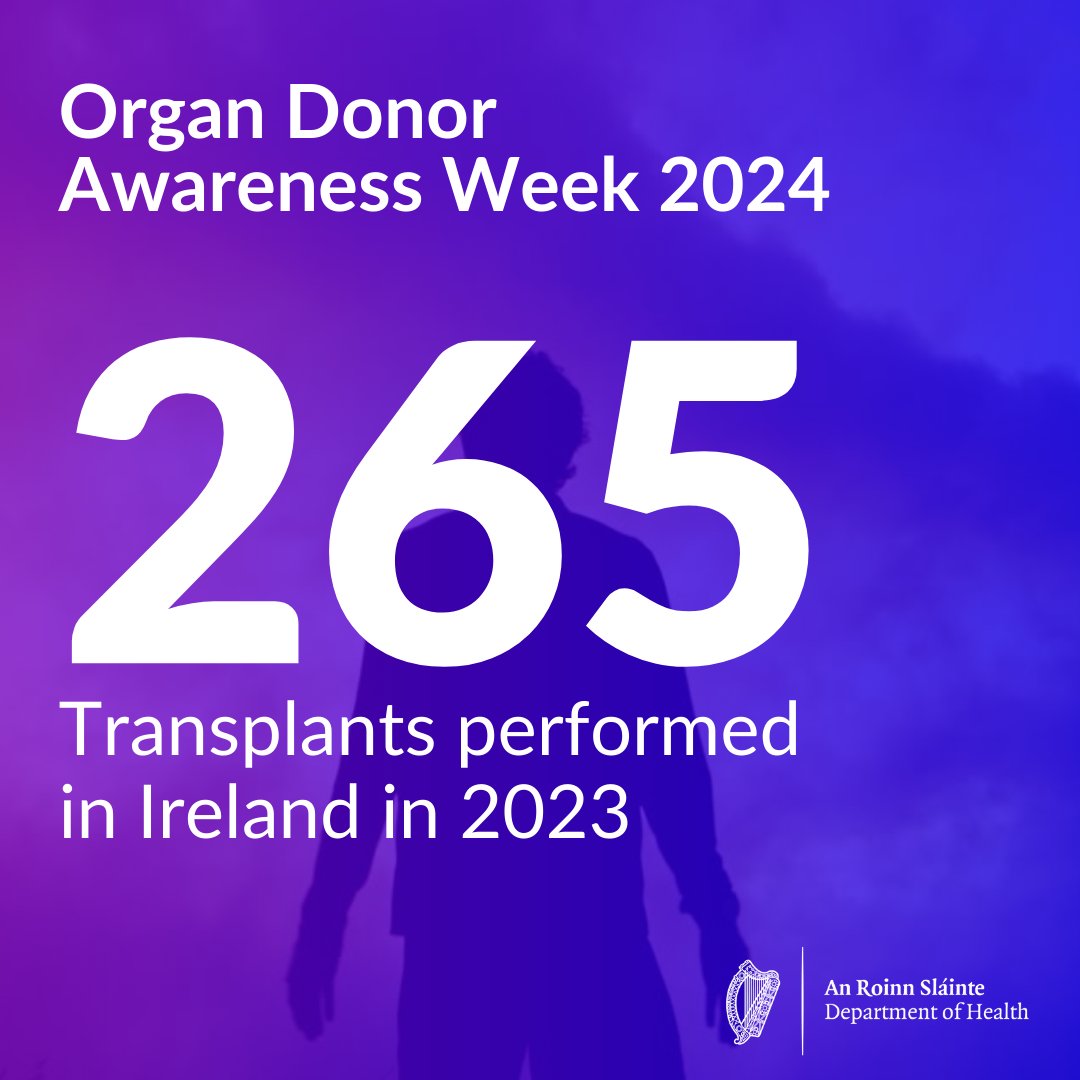 Every single transplant represents a life improved. During Organ Donor Awareness Week #LeaveNoDoubt and make sure your next of kin are aware of your wishes