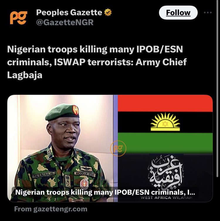 @MaziNnamdiKanu court case is near again Their agent @ChinasaNworu has done his own written broadcast in preparation for MNK case. their terrorist in uniform is talking about a nonexistence ESN to blackmail @MaziNnamdiKanu . Dear @NigeriaGov bring it on !! we are ahead of you