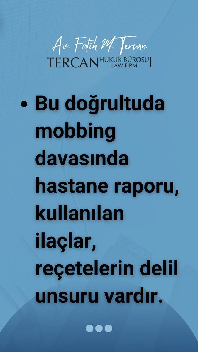 Mobbing durumunda neler yapmalısınız? 

#Mobbing #Kanıt #PsikolojikTaciz #Psikoloji #HastaneRaporu #HaklıFesih #KıdemTazminatı #İstifa #TazminatAlabilirmiyim #Fesih #Beypazarı #Jakuzi #EmekliyeZam #Seçkin #ÜmitÖzat #İşHukuku #İşAvukatı #İşçiHakları #Haklarınız