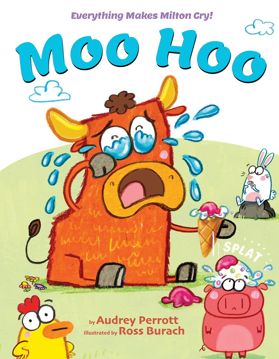 Happy book birthday to @audreyperrott and Ross Burach's Moo Hoo!