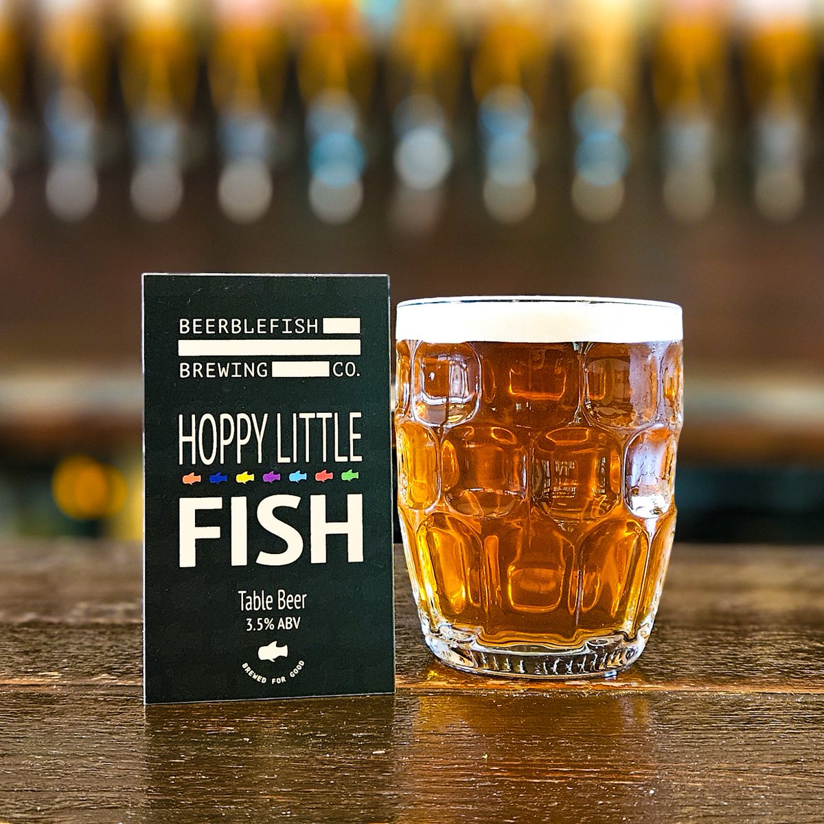 Fresh Beerblefish Cask! We have Hoppy Little Fish from @beerblefish an Easy Drinking Table Beer that's not going to hang about for too long. Cheers to Beer!