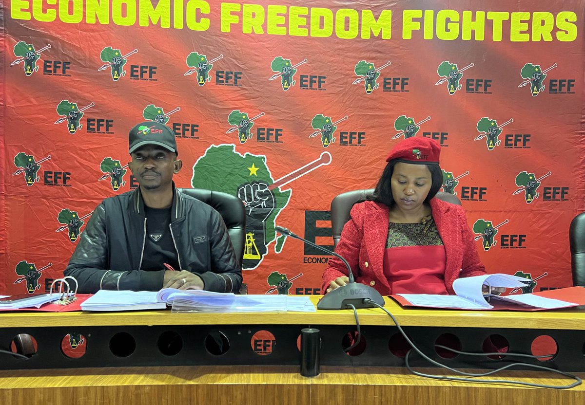 🔺Road To Victory🔺 The Deputy Secretary General, Cmsr. Poppy Mailola, is presiding over the 7th Provincial Elections Task Force meeting currently underway at Mahikeng Council Chambers. -“it’s all hands on deck ahead of the #VoteEFF29May”