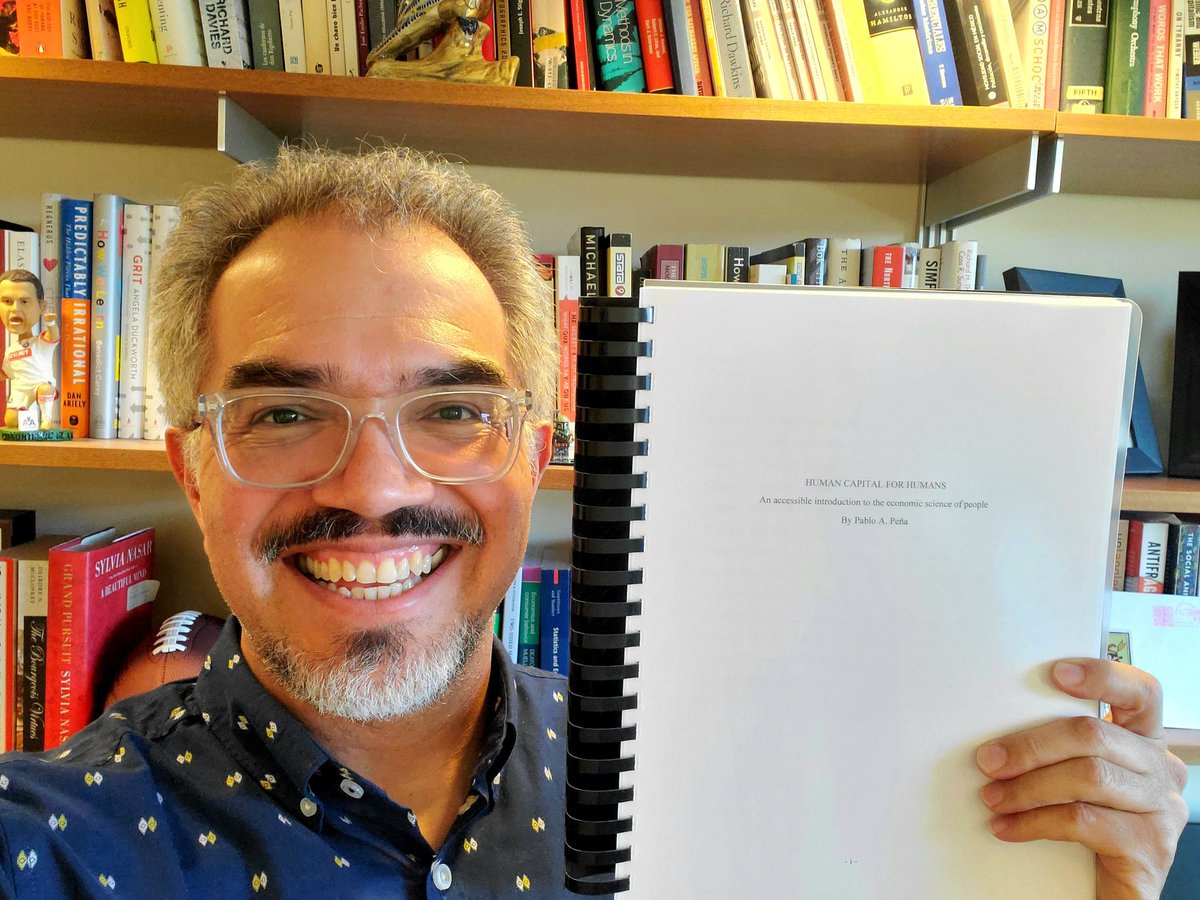 Human Capital for Humans! At last, the revised manuscript. Adapted from and inspired by Gary Becker's awesome PhD course at the @UChicago. Coming soon from @UChicagoPress!
#humancapital #Economics #uchicago