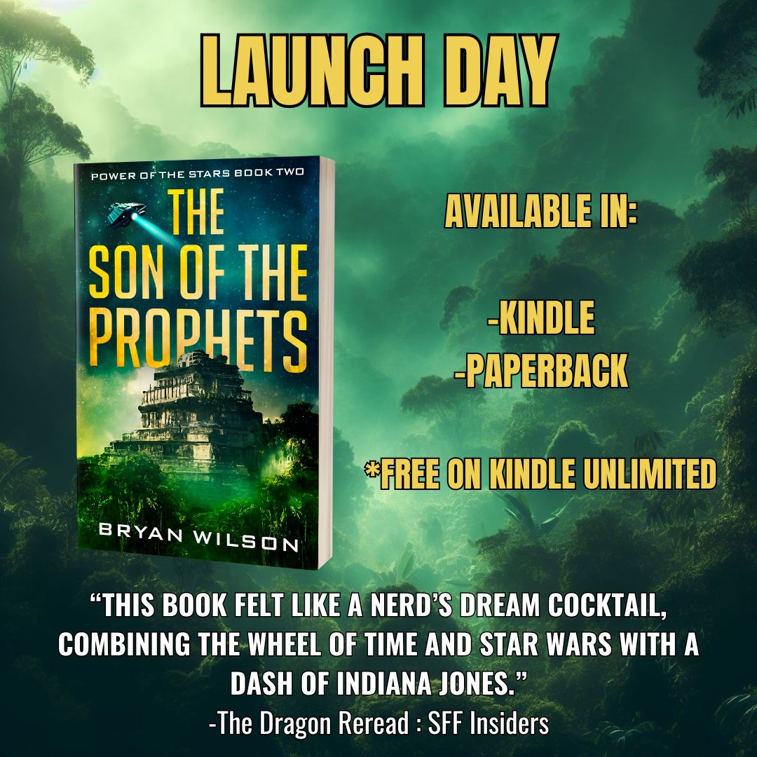 🎉Happy Launch Day to our friend <a href="/BWilsonAuthor/">Bryan Wilson</a>  🎉

If you haven't already go grab a copy today and help him celebrate the release