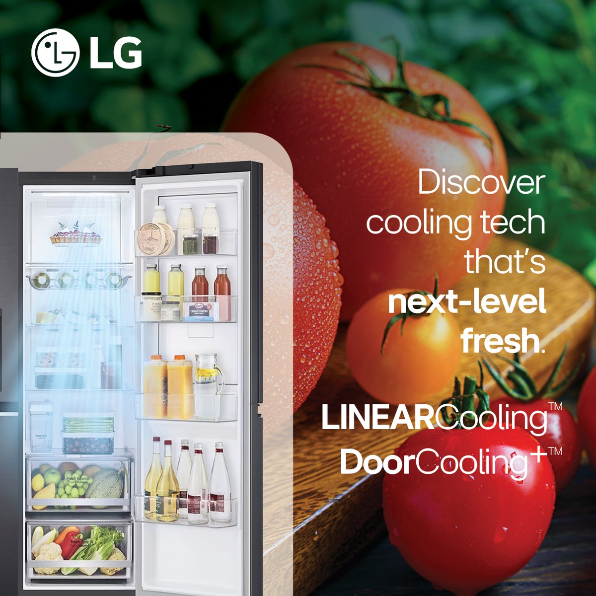 Elevate your kitchen game with LG fridges! 😎 Enjoy fresher food, colder drinks, and total control at your fingertips. 🥦🥛
 
Upgrade your lifestyle today: lge.ai/6018b60Kj
 
 #LG #LifesGood #LGRefrigeration #KitchenInnovation #Cool #FreshandCool #LGHomeAppliances