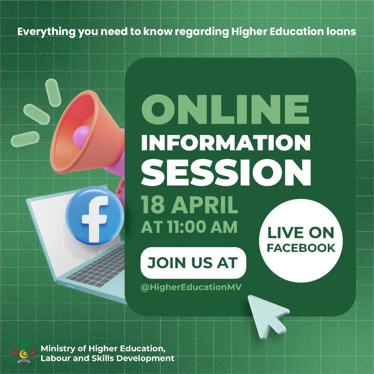 Join us for an exclusive online info session on Facebook Live this Thursday, 18th of April 2024. Learn everything you need to know about our loan schemes starting at 11:00 a.m. facebook.com/HigherEducatio…