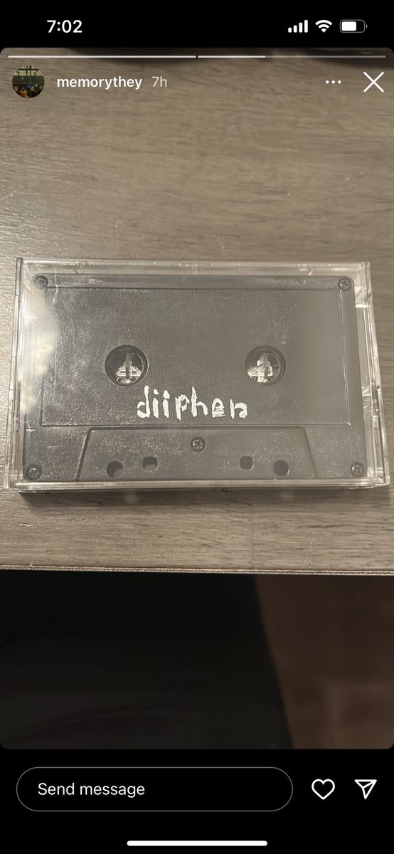 Hello! We have a show this Wednesday! We’re also giving away a 1 of 1 tape of 5 unreleased songs. All you gotta do is buy us a drink 🫡. 21+, pull up!!