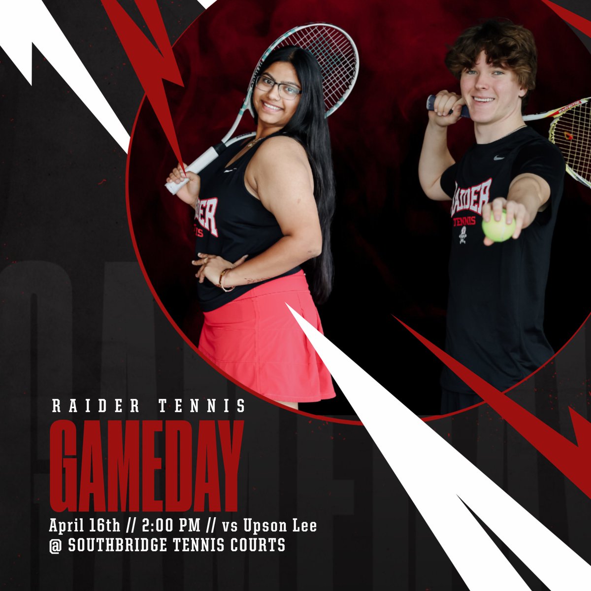 Good luck to the Raider Tennis teams as they take on Upson Lee in the first round of the GHSA AAA State Playoffs!