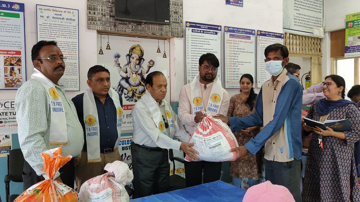 tbfreeorg's tweet photo. CETI takes a significant step towards India's #TB-free vision by adopting 10 patients in Indore for nutrition &amp; treatment support. 
https://t.co/mW1I8xucng

 #EndTB #TBHAREGADESHJEETEGA #NikshayMitra https://t.co/EnPNkLZQ8Z