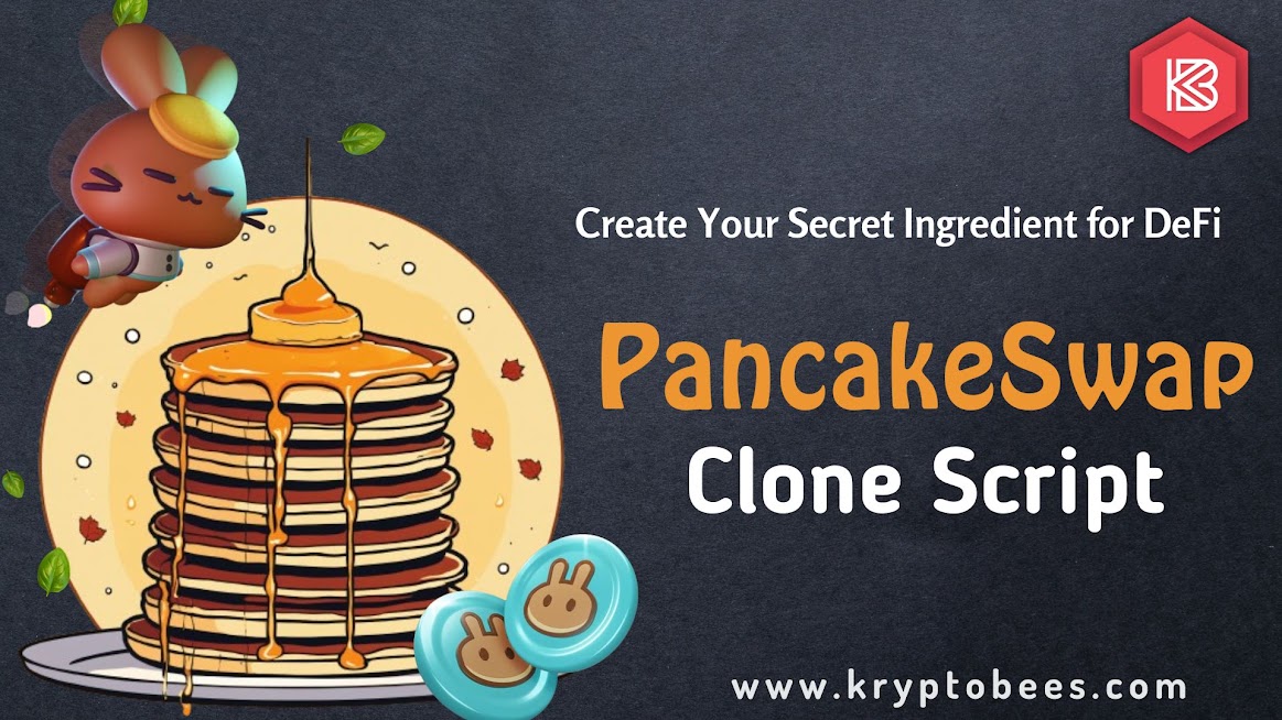 kryptobees's tweet image. Reveal the power of decentralized finance with our PancakeSwap clone script. Seamlessly replicate the renowned decentralized exchange model, offering users swift, secure, and efficient trading experiences. 

To know More: kryptobees.com/pancakeswap-cl…

#defiexchange #Pancakeswap