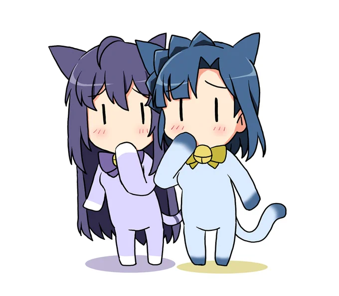 にゃんゆりちゃんやはりデフォルメはバランスが難しいしゃべってないのになにかセリフが聞こえる気がする… 