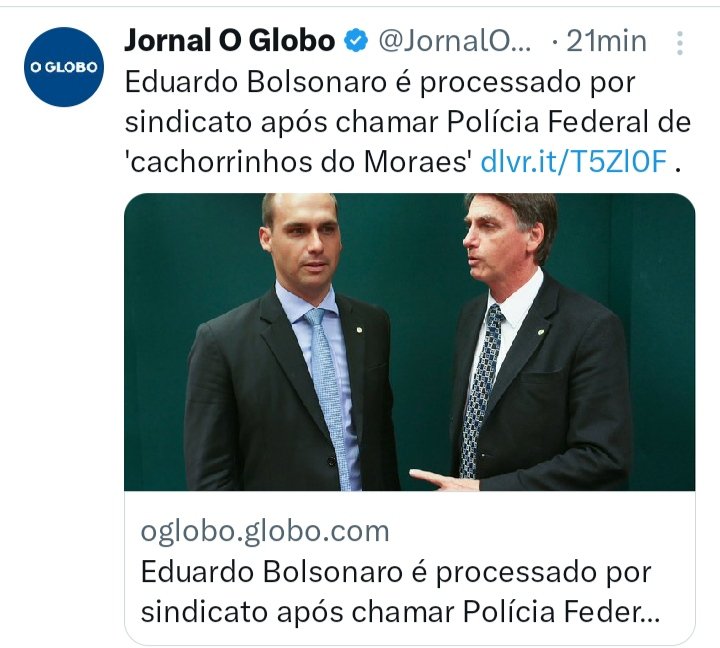 Todo apoio aos homens e mulheres honrados da @policiafederal . Quiseram transformar uma instituição reconhecida no mundo por sua excelência em uma milícia particular. Processo neles!