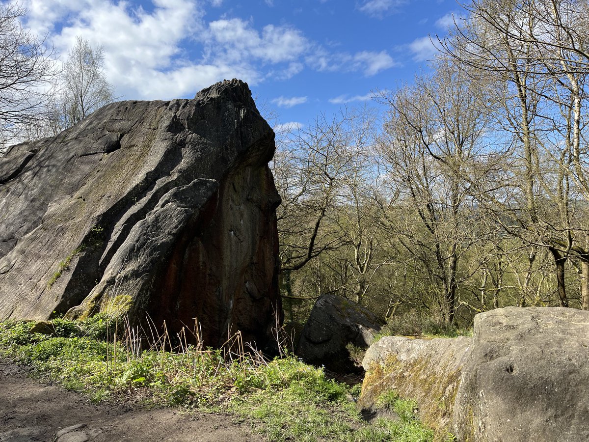 Sun on rock.