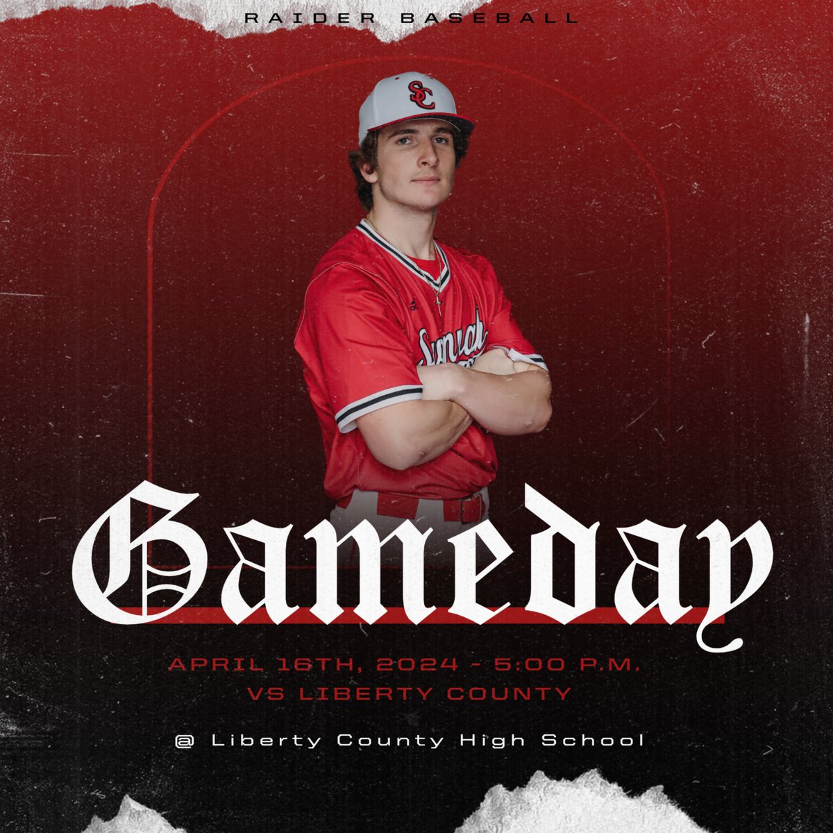 Good luck to the Raider Baseball team as they travel to take on Liberty County tonight!