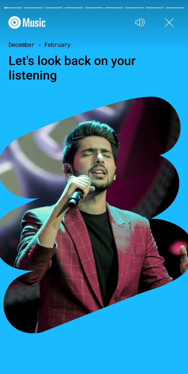 Koi bhi music app ho mera top artist @ArmaanMalik22 hi rahega 😌🩵