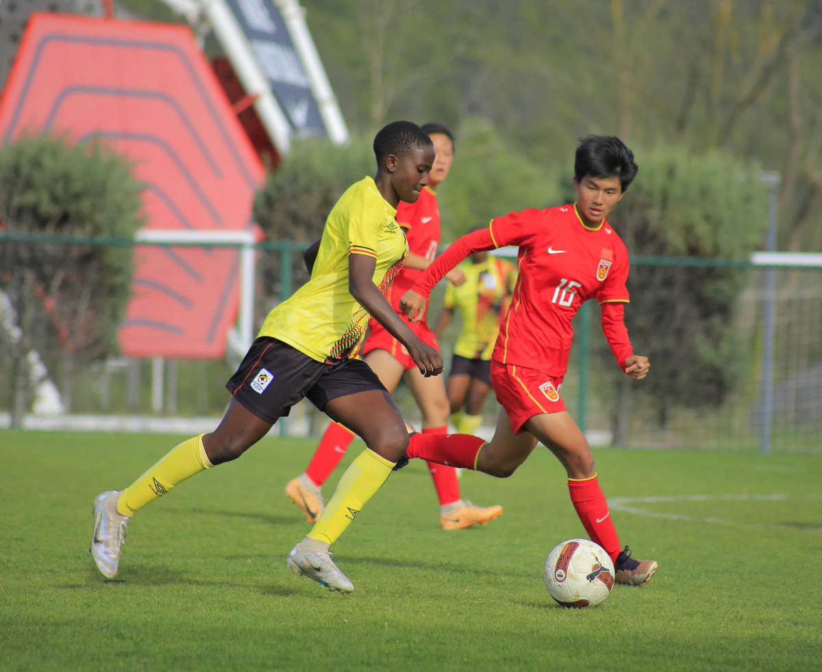 UEFA WU16 Friendship Tournament 
China 2-0 Uganda 
#WomenFootballUG