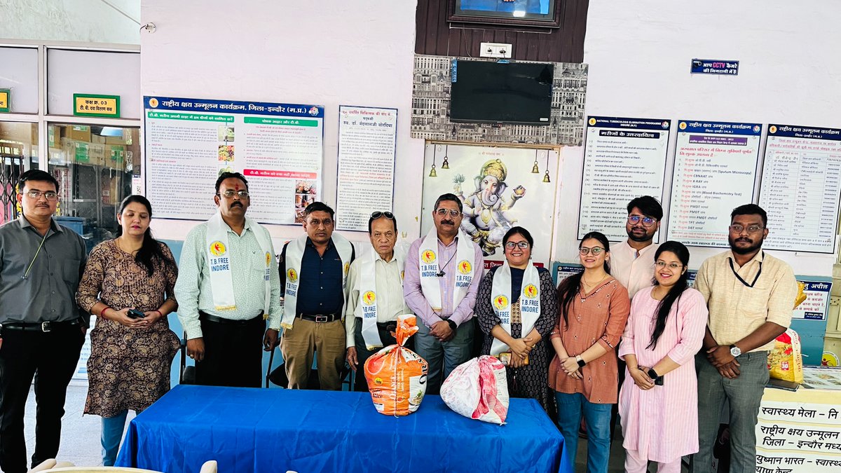 tbfreeorg's tweet photo. CETI takes a significant step towards India's #TB-free vision by adopting 10 patients in Indore for nutrition &amp; treatment support. 
https://t.co/mW1I8xucng

 #EndTB #TBHAREGADESHJEETEGA #NikshayMitra https://t.co/EnPNkLZQ8Z
