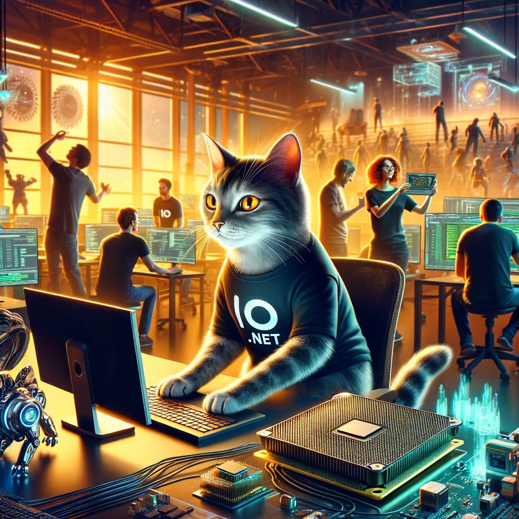 Part cat, part @ionet ambassador, I'm proud of our almost 800.000-strong GPU team powering AI forward. If I can chip in, so can you. Ready to join this tech revolution? Jump in, the more the merrier! 🐈 #PortugueseIOnauts @0xHushky @mcdooganIOnet