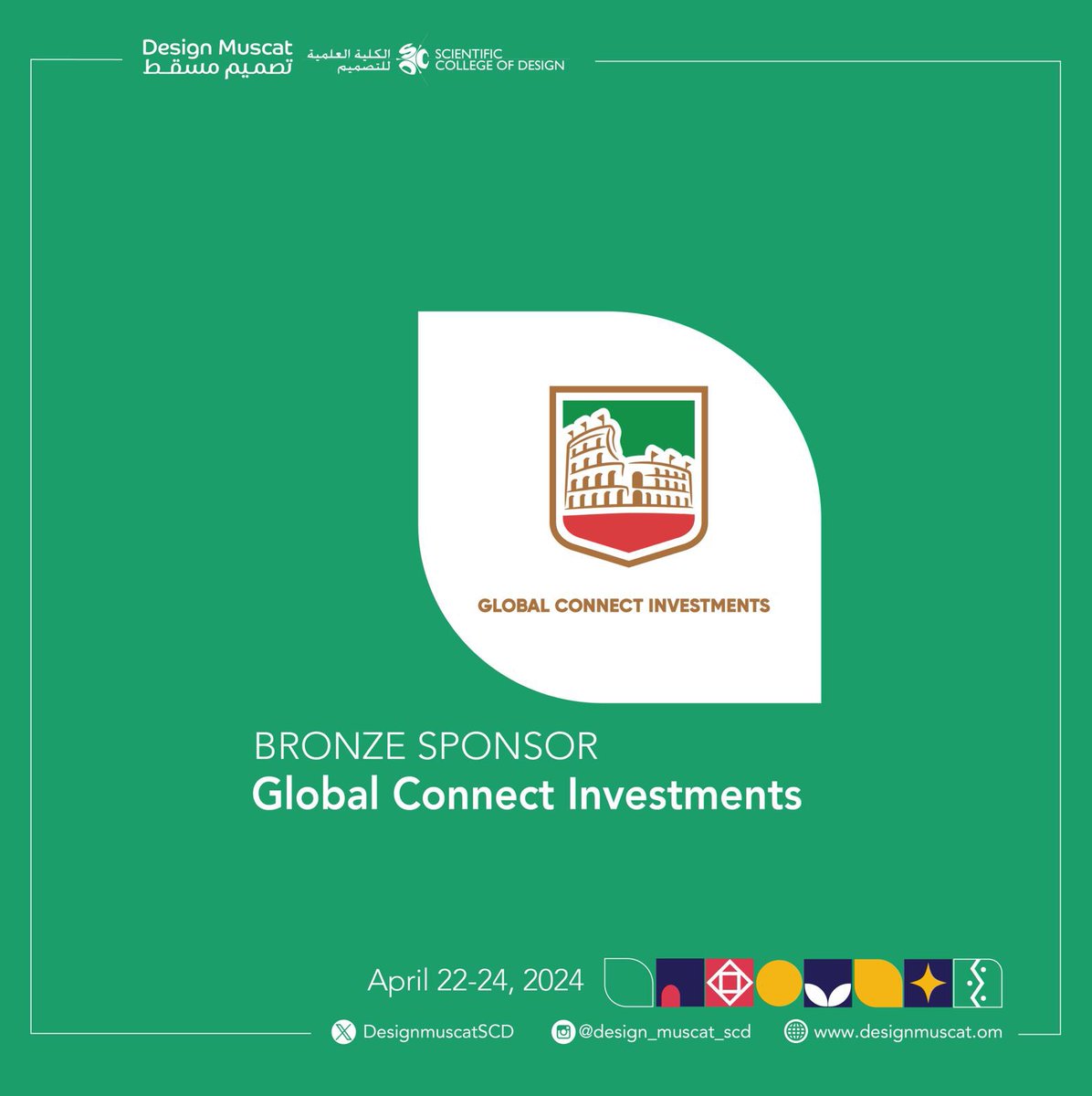 DesignMuscatSCD's tweet photo. Meet our sponsor connecting Design Muscat to other Italian organizations for collaboration in the Creative Industries. https://t.co/QnVWz2MY91