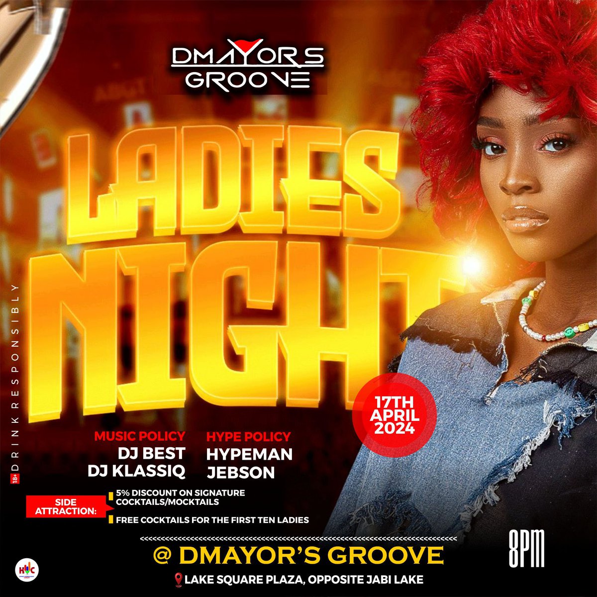 Starting off the week with the ladies 😊😊

Gather your squad and let the good times roll! It's ladies' night, where laughter echoes, memories are made, and friendships sparkle under the stars. Cheers to an unforgettable soirée!

#DMayorgroove #LadiesNight #AbujaTwitterCommunity