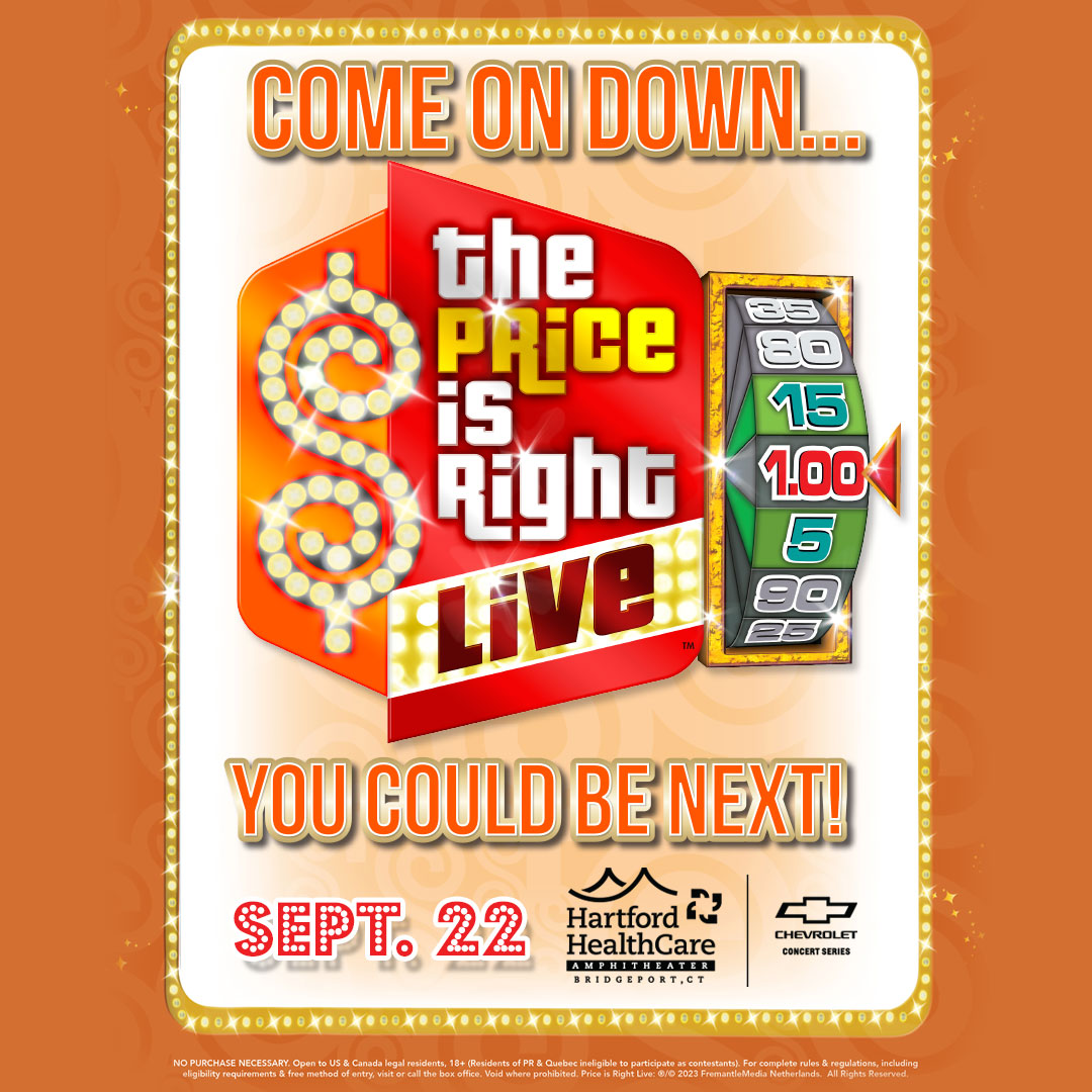 The Price is Right is coming to the @hhcamphitheater September 22nd! Danny Lyons has your chance to win tickets at 12pm before they go on sale Friday. Contest Line: 800-WEBE-108
