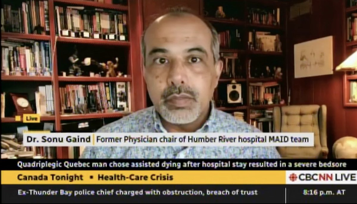 #TemertyMed Prof. Sonu Gaind discussed MAID policies in Canada. Watch the segment @CBCNews: bit.ly/49Ba2OR