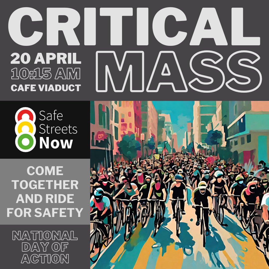 A special @mass_woo ride this month as it coincides with the national day of action supporting Safe Streets Now. Usual time, usual place, but we’ll be taking in 4 city primary schools.