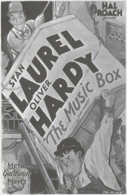 #OTD 1932 The Music Box starring Stan Laurel, Oliver Hardy. Directed by James Parrott. #comedy #short #AcademyAwards   trophyunlocked.blogspot.com/2016/05/stubs-…