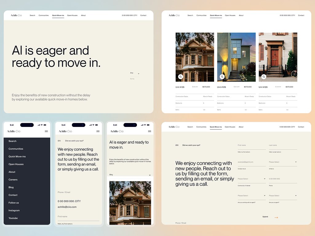 SadaxStudio's tweet image. Achille Ciio - Real Estate Project 
↓↓↓↓↓↓↓↓↓

Achille Ciio - Real Estate Web Templates UI Kit is a design project created by Md Borkat. The UI kit features web templates specifically tailored for real estate applications.

#RealEstateDesign #WebUIKit #PropertyApp