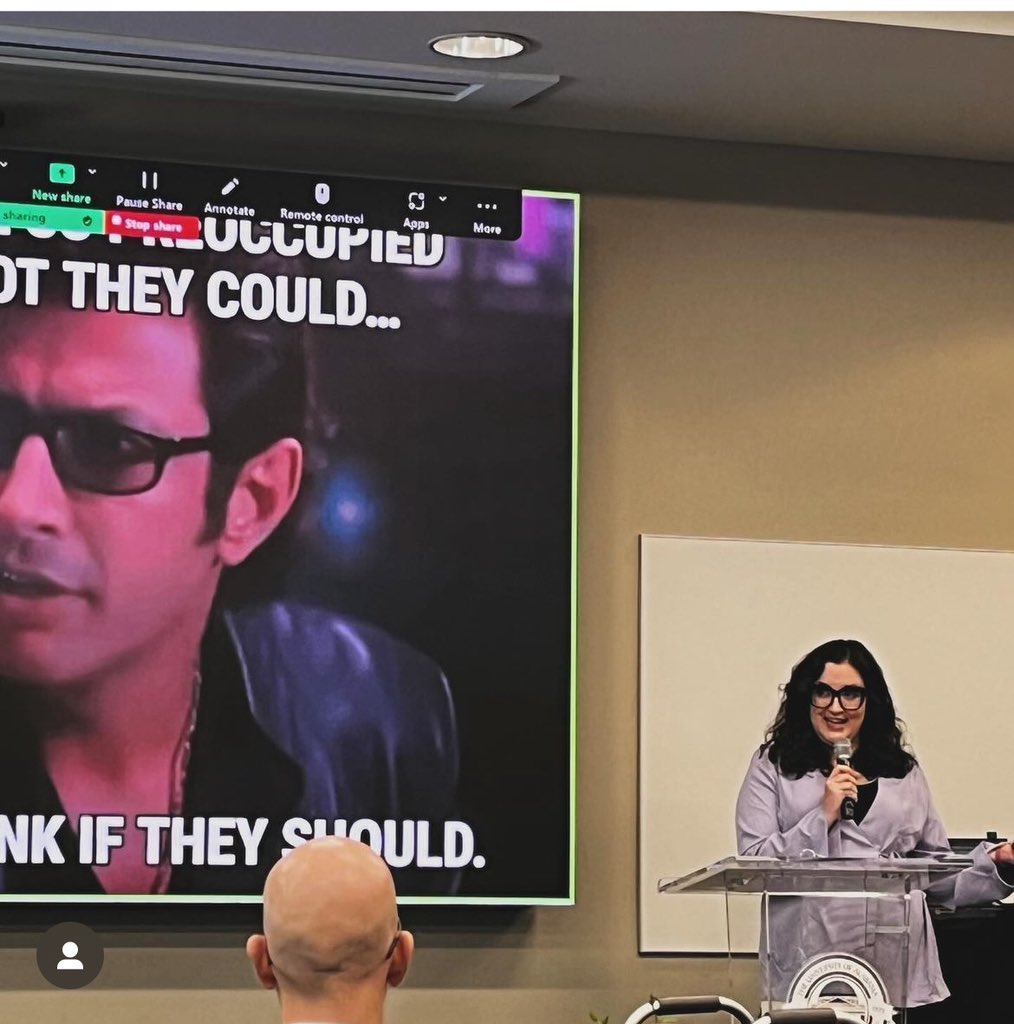 Why yes Jeff Goldblum is my entry point into talking about social media and tech ethics.