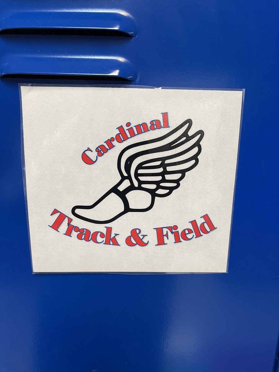 Meet today at Medicine Lodge. Field events start at 1:30. Go Cardinals!!!