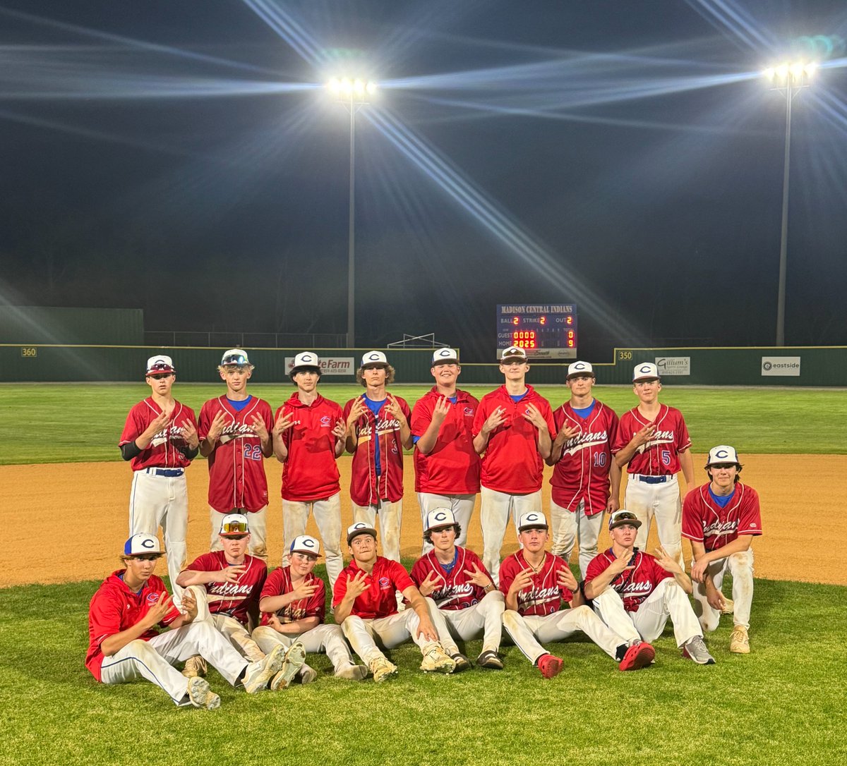 JV2 Update: last night swept <a href="/GCHSBASEBALL8/">Great Crossing Warhawks Baseball</a> in a DH, lost 4-5 &amp; 0-1 to <a href="/TrinityHSBBall/">Trinity HS Baseball</a> over the weekend. #OneTribe