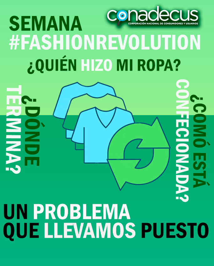 🧵En @conadecus damos inicio a la semana del #fashionrevolution 👕 Esta semana será enfocada promover la reforma sistemática a la industria de la moda, especialmente en la necesidad de hacer conscientes en la cadena de suministros de la moda. 🌎El mundo necesita una industria