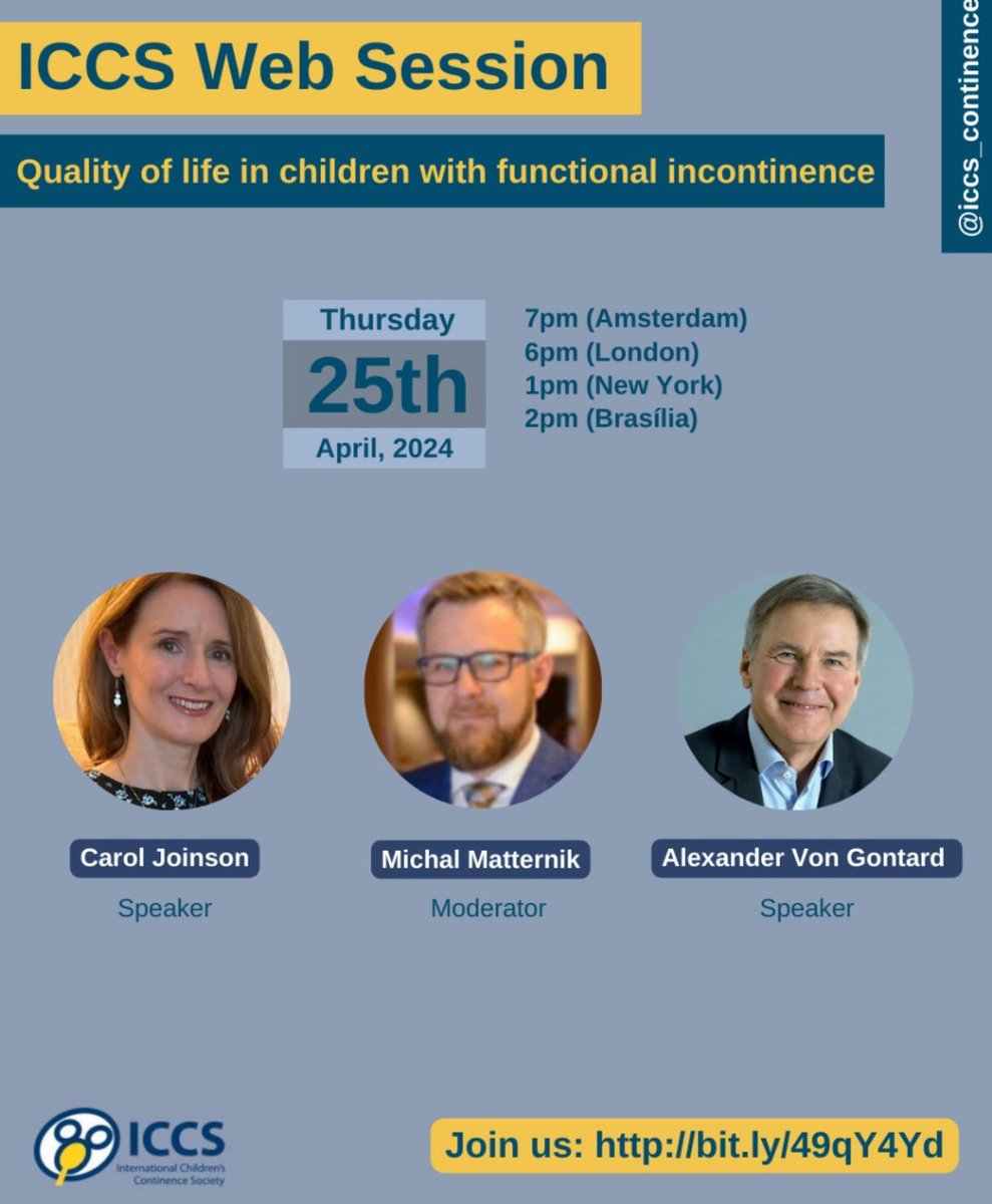 International Children’s Continence Society (@iccs_continence) on Twitter photo 