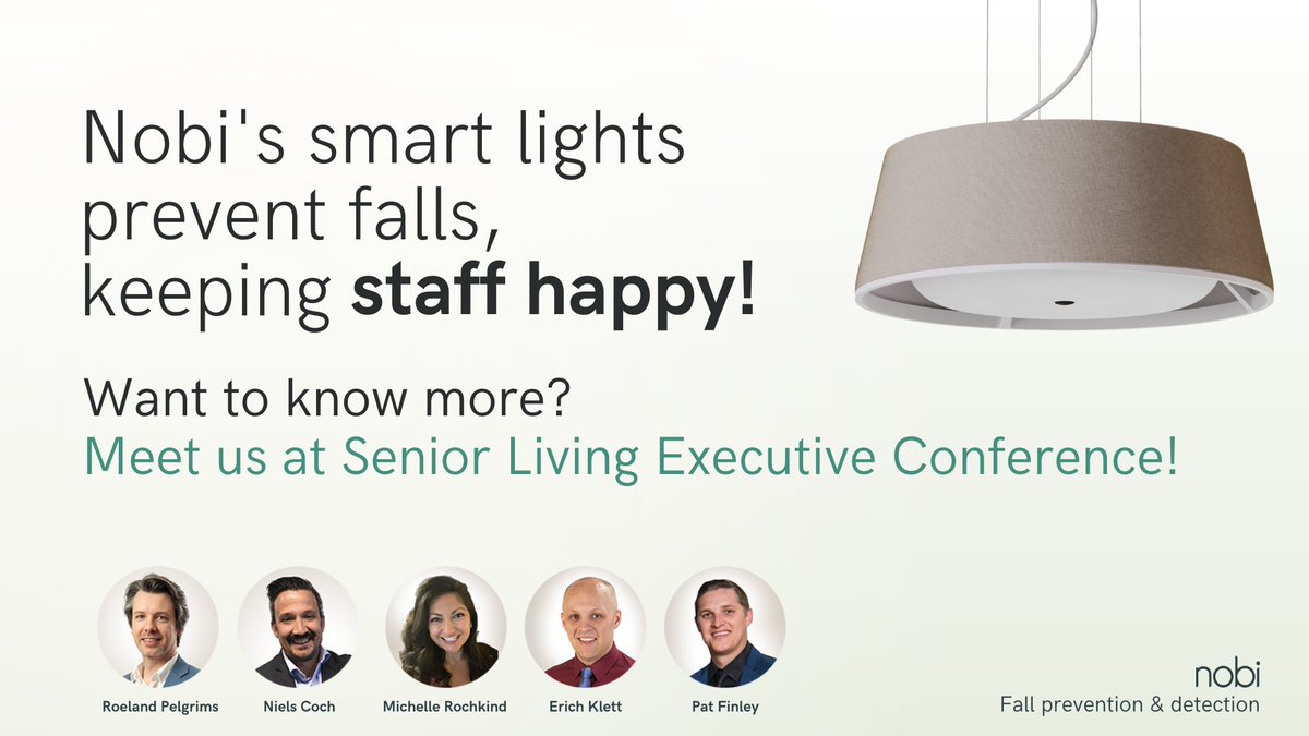 All around the world, falls are among the leading causes of death for older adults. Technology, like Nobi, can help to stay on top of this. Visit us at the #SeniorLivingExecutiveConference2024 to find out how!
Book a meeting with our team 👉 bit.ly/3vQAuq3
#SLEC #AgeTech