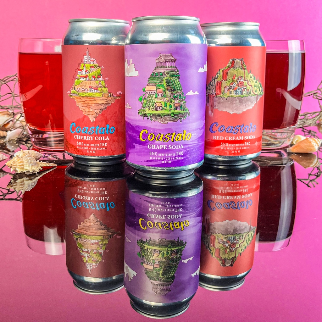 Announcing a real fruit side quest: Coastalo! 🌴 Hemp-derived D9 THC Sodas- memorable flavors and brewed with real fruit. Find your state of tranquility and balance amidst the hustle of everyday life with a Coastalo. Shipping to 35 states. Learn more from Coastalo.com