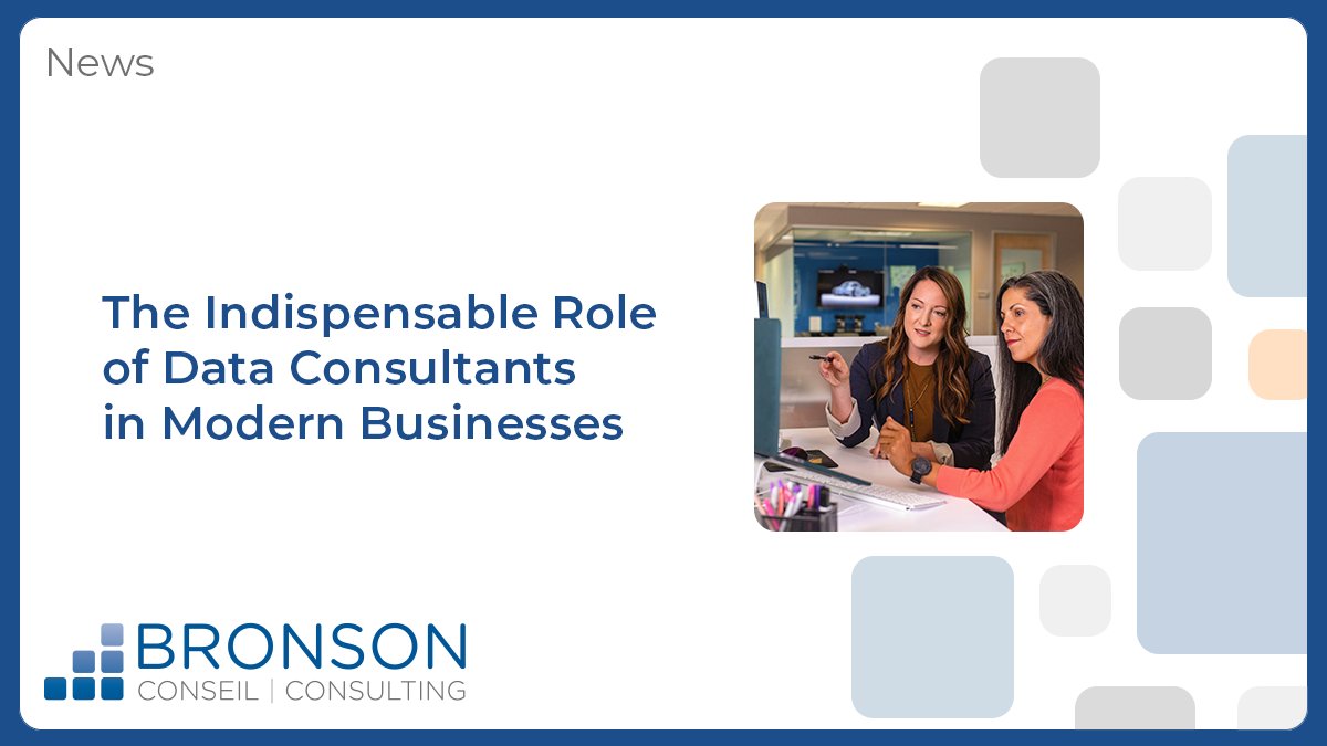BronsonGroup's tweet image. Data consulting firms have emerged as invaluable partners in helping organizations harness their data assets and navigate the complexities of the modern business landscape: bit.ly/3UkU6Mu

Book a consultation: bit.ly/3Hj84H9

#DataConsulting #AnalyticsConsulting