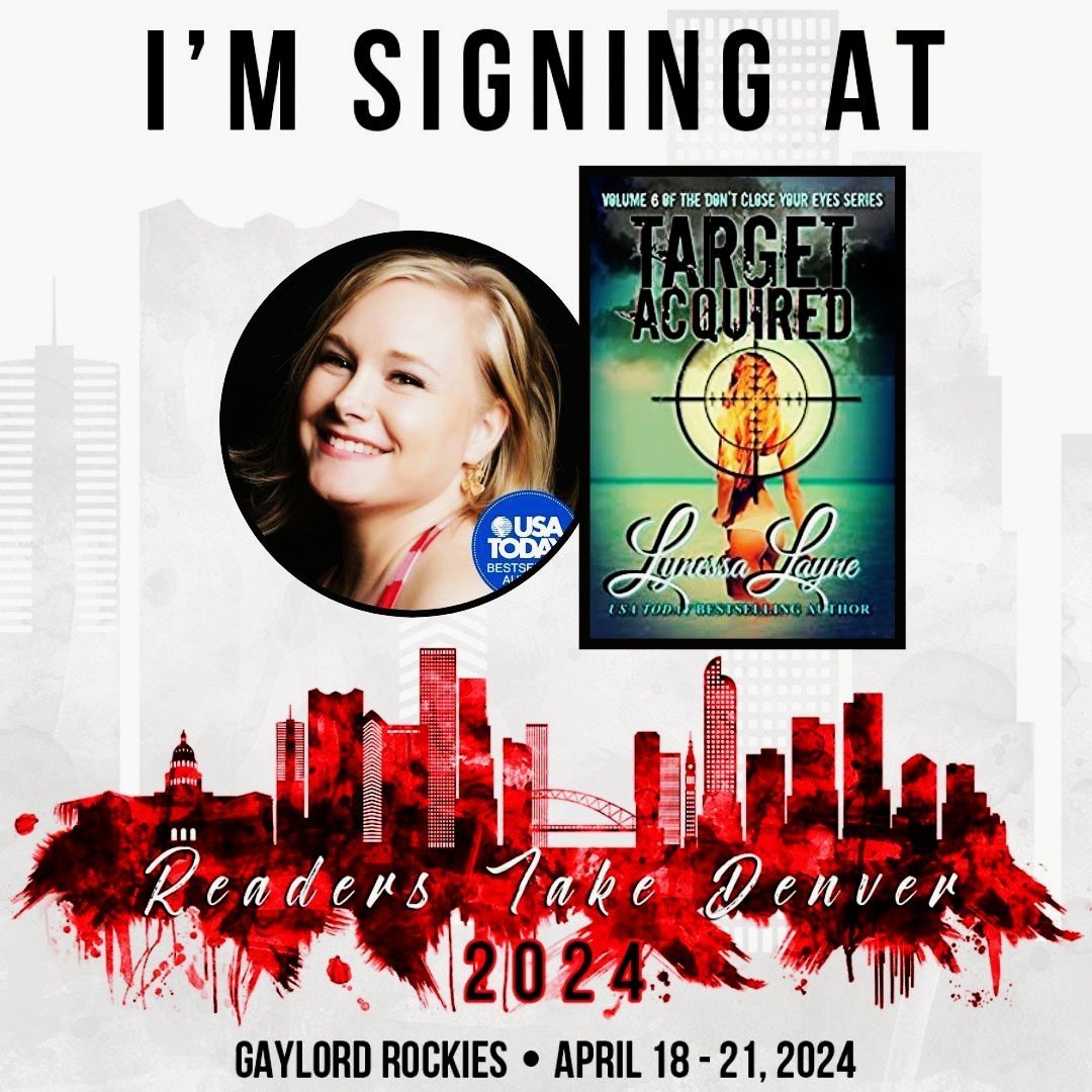 I'll see everyone THIS WEEK at #ReadersTakeDenver at the Gaylord Rockies convention center!  18-21 April 2024🥳🎉

I'll be debuting THE HITMAN'S GIRL in paperback this Saturday at the Rising Stars event! ❤️

I'll also have my handcrafted 
'Happy Endings' stiletto bookends