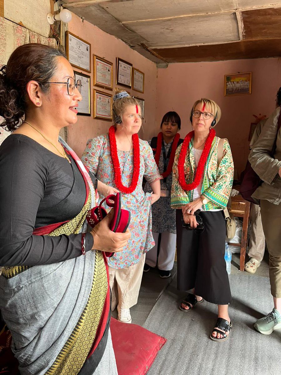 HeikkaRR's tweet photo. Meeting women entrepreneurs with @unwomennepal @NaistenPankki and @FCA_global Experienced how their work affects the whole communities. Impressed by the confidence, determination, energy and joy! https://t.co/BUpw2zOjME