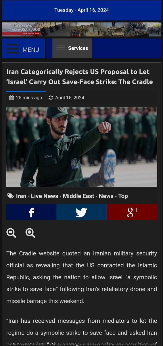 syedAlzaidi's tweet photo. Iran Categorically Rejects US Proposal to Let ‘Israel’ Carry Out Save-Face Strike: The Cradle.
#MoyeMoye
#Facesaving #Rejected #IranAttackIsrael https://t.co/AaOvPFqmhk