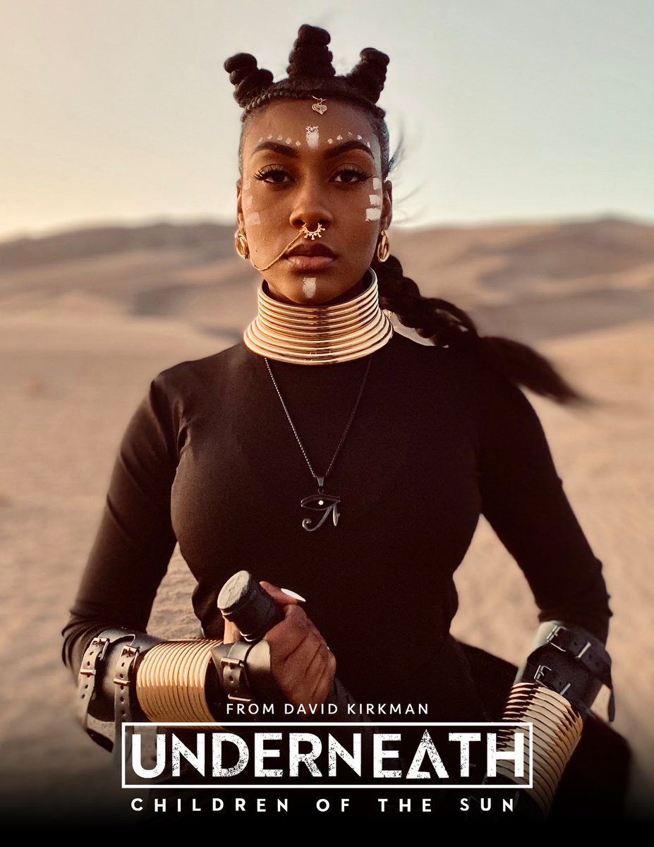I love it when I discover a new talent. This movie absolutely blew me away. Director David Kirkman is one to watch. Think Spike Lee meets Christopher Nolan — yeah that’s high praise but wait until you see “UNDERNEATH: CHILDREN OF THE SUN.” Loved this movie so much had to include