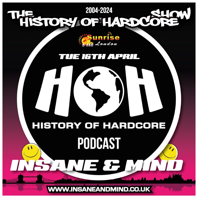 The History Of Hardcore Show Live 8-10pm SunriseFM.co.uk

You can also catch us streaming Live via..
youtube - youtube.com/user/InsaneHOH
😀👍

Playbacks at soundcloud.com/InsaneHOH 

#oldskool #breakbeat #hardcore #rave
#happyhardcore #ukhardcore