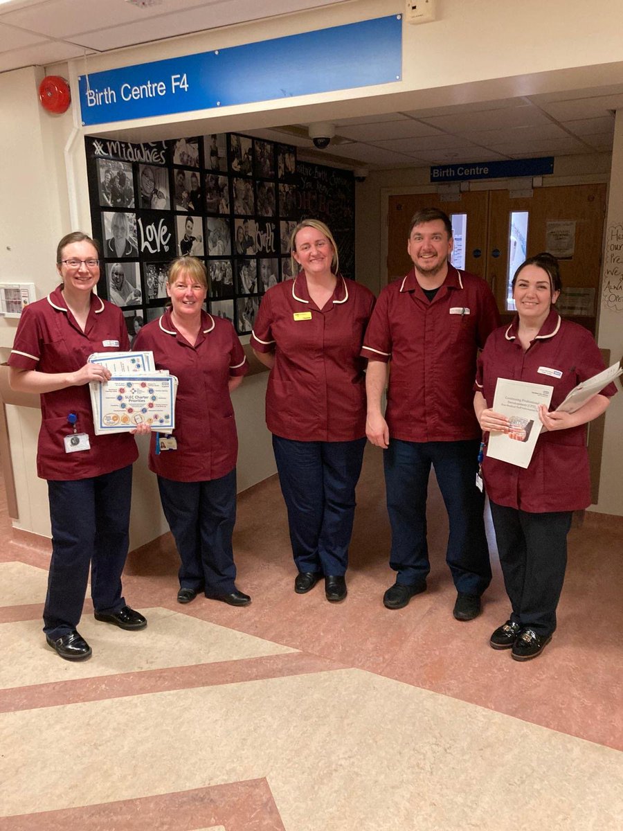 NcaPef's tweet photo. Many thanks to our senior midwifery colleagues @clairelourom for showing the @NcaPef , @CpdNca+ @TNATeamNCA1 team around the maternity services during our OCO walkaround+supporting the launch of the safe learning environment charter. @FaithSheils #lovelearning https://t.co/Ghbllh5qH8