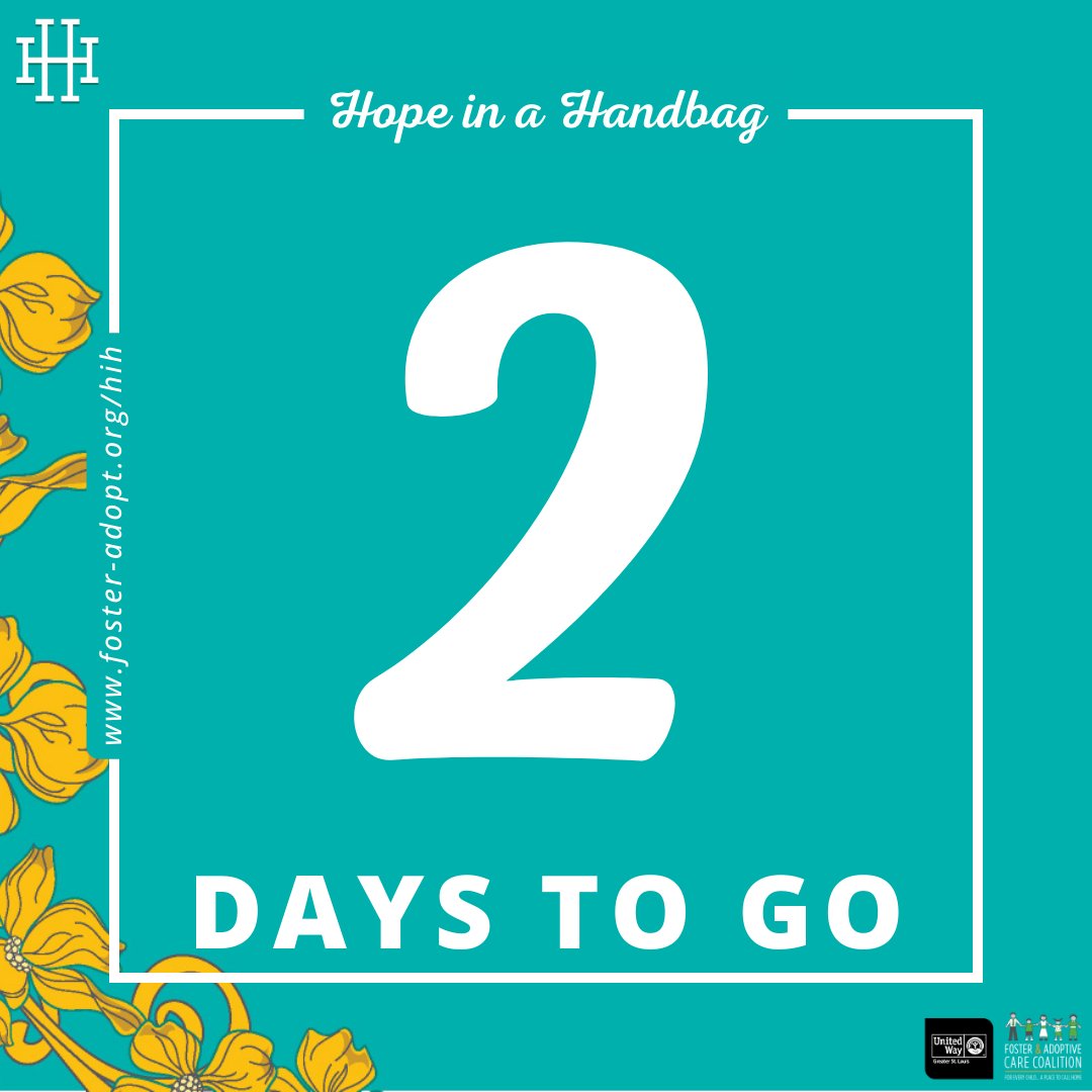 Excitement is building as we're just 48 hours away from Hope in a Handbag! 📷 Don't miss the opportunity to bid on sought-after designer bags! Grab your tickets at the link: foster-adopt.org/hih/. #hopeinahandbag #fundraising #fundraiser #event