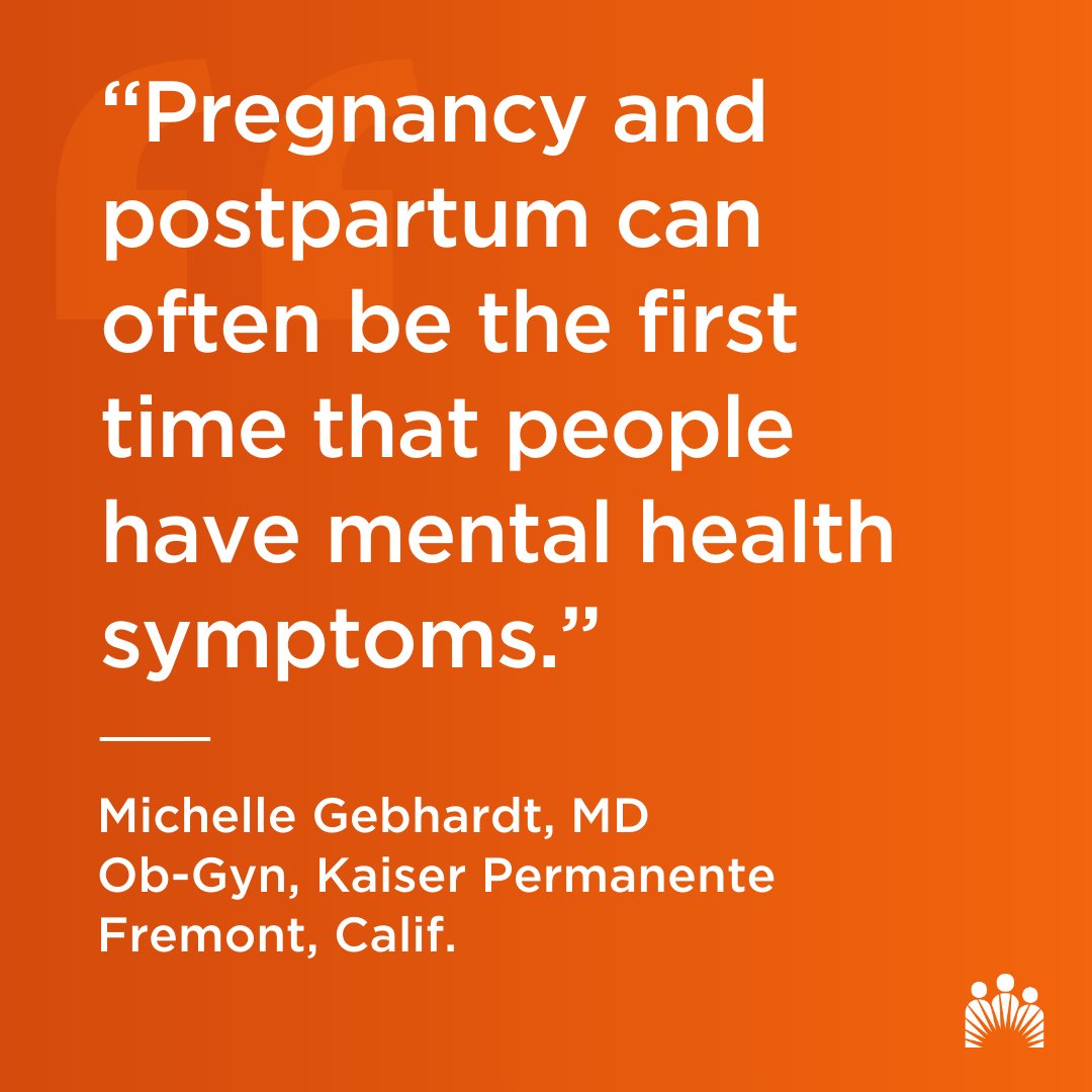 Mental health conditions affect 1 in 5 women during and after pregnancy. Black women are at increased risk, with up to half not receiving support or treatment. For #BlackMaternalHealthWeek, Michelle Gebhardt, MD, shares symptoms and when to seek help. k-p.li/4aOlsjj