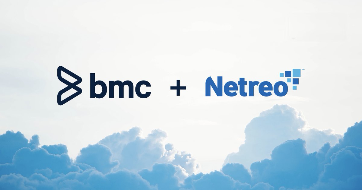 BMC to acquire Netreo, the award-winning provider of smart and secure IT network and application observability solutions. With Netreo, the BMC Helix platform will provide customers with a full-stack, open observability, and AIOps solution. bit.ly/3JmyN6G