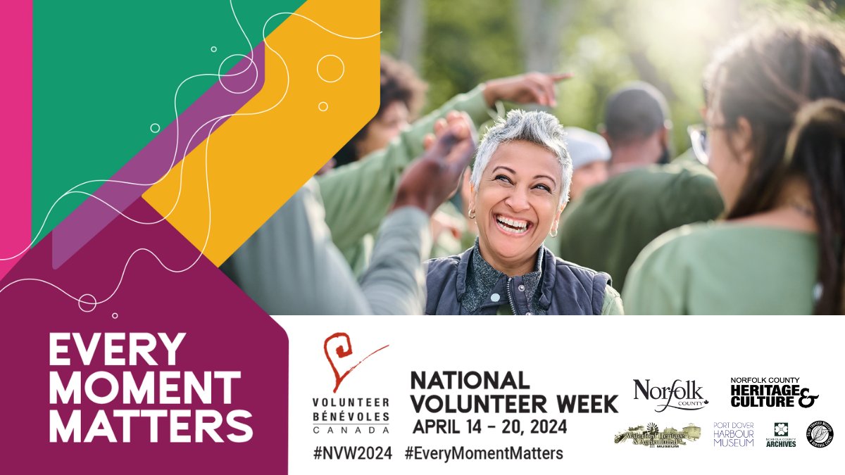 As we celebrate #NationalVolunteerWeek, the <a href="/NorfolkArchives/">Norfolk County Archives</a> wants to take a moment to thank our amazing team of volunteers. Thank you for generously giving your time to help us preserve Norfolk County’s documentary heritage. Your dedication is essential to everything we do!
