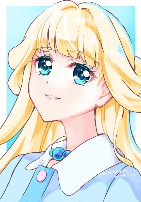わんぷりに出てきた謎の美少女のファンアートです好みになりそうなので描きました 